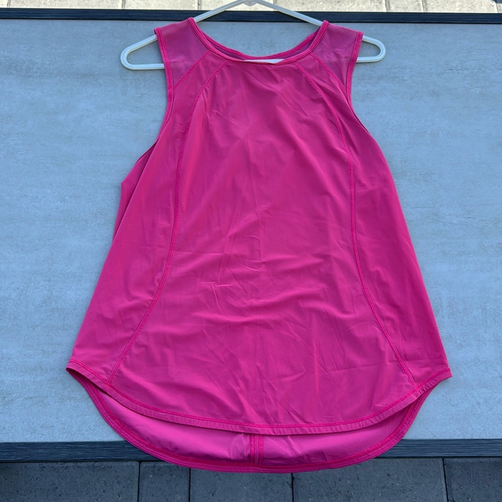 Lululemon Athletica Red Sleeveless Tank Top